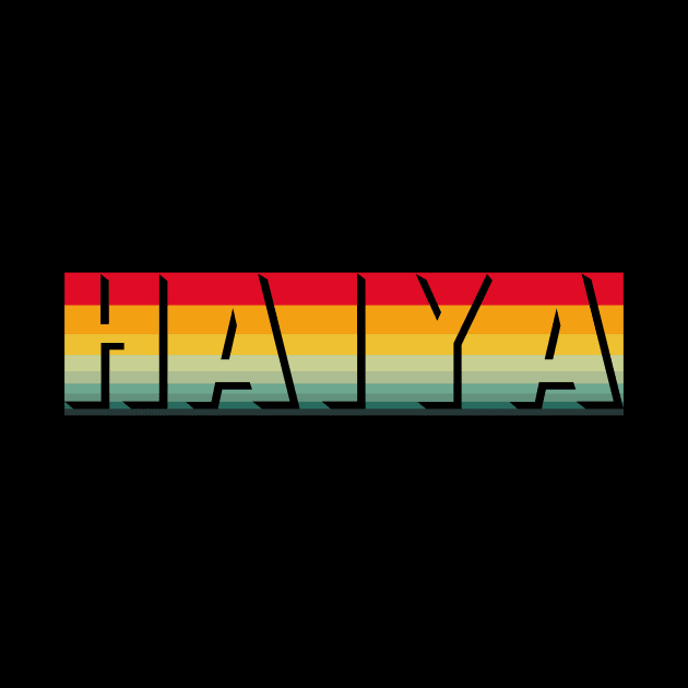 Haiya meme in retro colors by TSHIRT PLACE