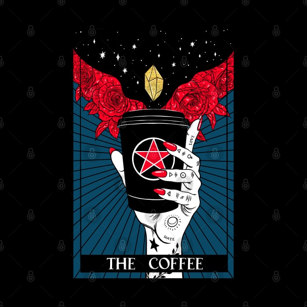 Tarot card The Coffee by OccultOmaStore