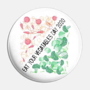 eat your vegetables day 2020 Pin