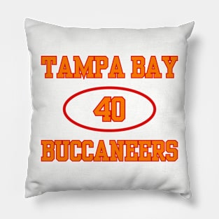 TAMPA BAY BUCCANEERS MIKE ALSTOTT #40 Pillow