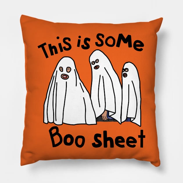 Halloween Distracted Boyfriend Meme This is Some Boo Sheet Pillow by ellenhenryart