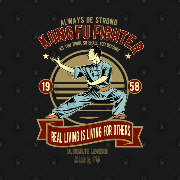 Vintage Kung Fu Fighter by RockabillyM