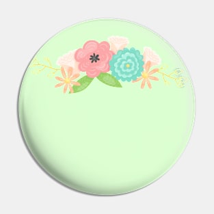 Art Flower Pin