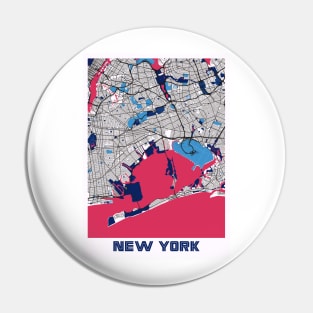 New York - United States MilkTea City Map Pin