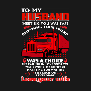 Truck Driver Wife T-Shirt