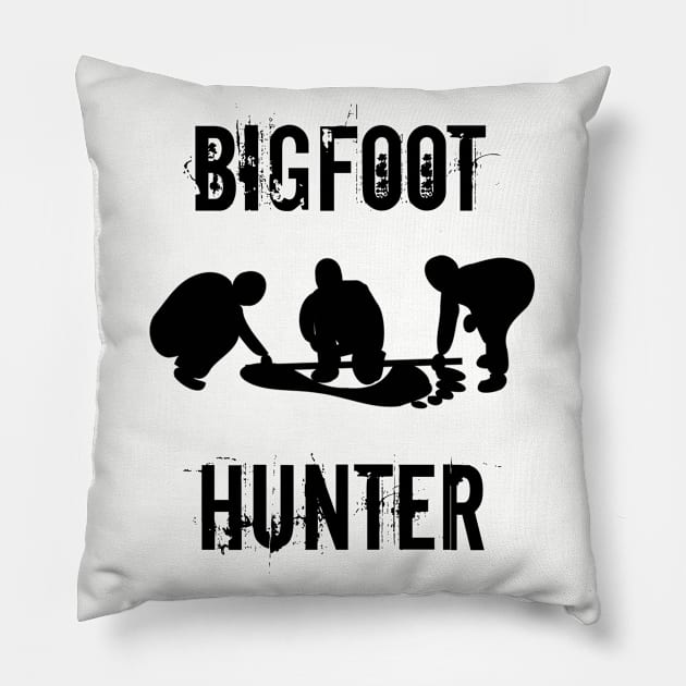 Bigfoot - Bigfoot Hunter Pillow by Kudostees