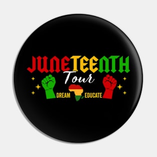 Juneteenth Tour, Black History, Black King Nutrition Facts, Celebrate Juneteenth, Juneteenth Month (2 Sided) Pin