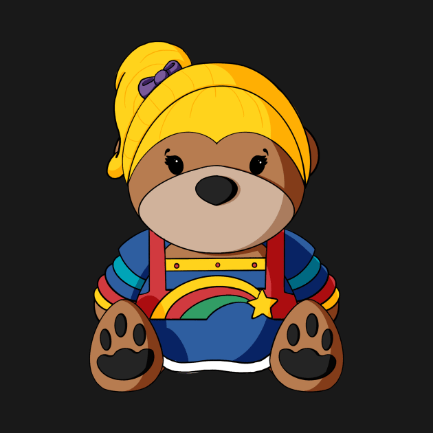 Rainbow Brite Teddy Bear by Alisha Ober Designs