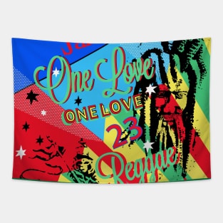 Reggae One Love Party Tapestry