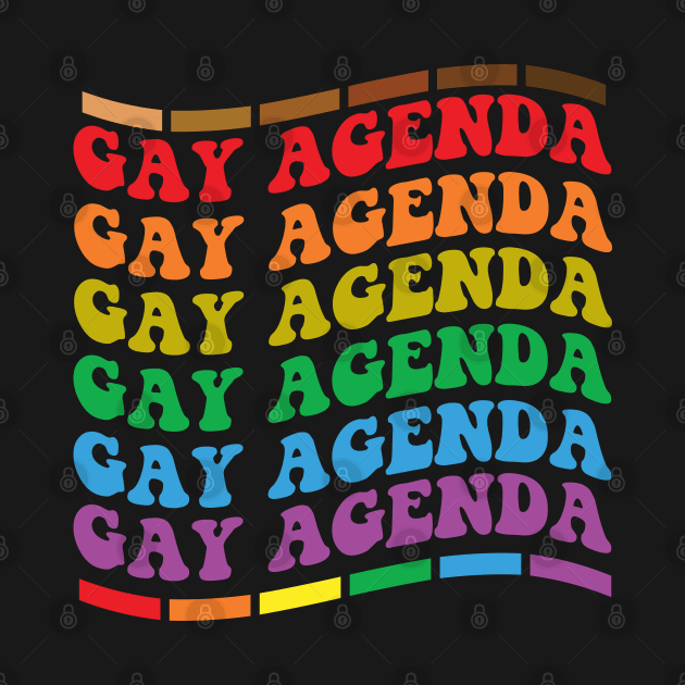 The Gay Agenda Retro by TomCage