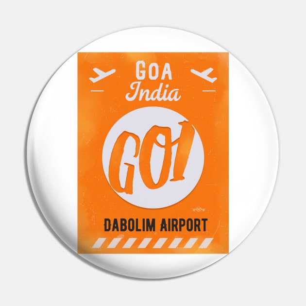 GOI GOA Airport Pin by Woohoo