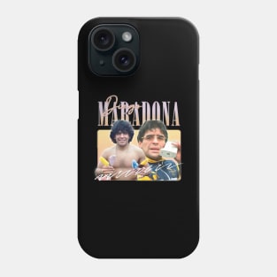 Diego Maradona / Retro 90s Aesthetic Phone Case