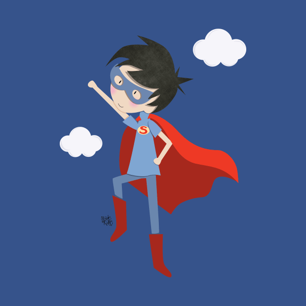 Superhero Flying by Madebykale