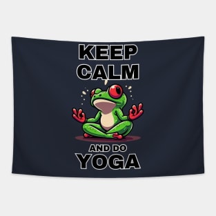 Keep Calm and do Yoga Tapestry