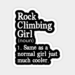 Rock Climbing Mom Definition Magnet