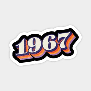 1967 Birthday Year Magnet