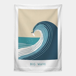 Surf's Majesty - The Big Wave Tapestry