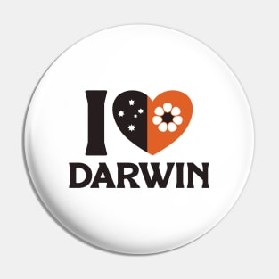 I love Darwin, Australia Pin