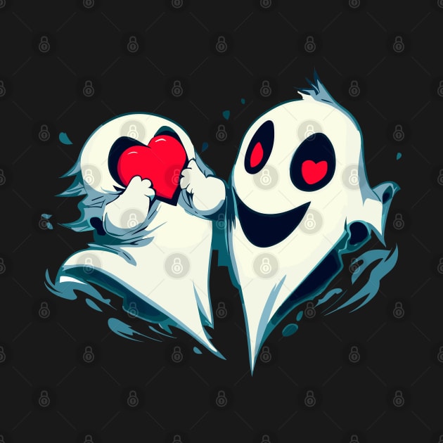 Two Ghosts in love by TomFrontierArt