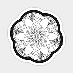 Leaf Mandala Magnet