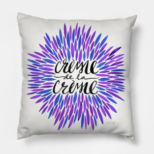 Periwinkle Creme De Le Creme Pillow