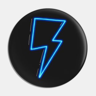 lightning bolt blue Pin