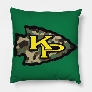 KP Chiefs camouflage logo Pillow