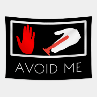 AVOID ME BEARD SHAVE Tapestry