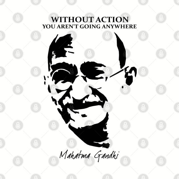 Mahatma Gandhi by KewaleeTee