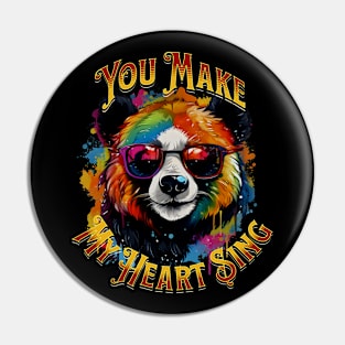 Wild Thing Panda Pin