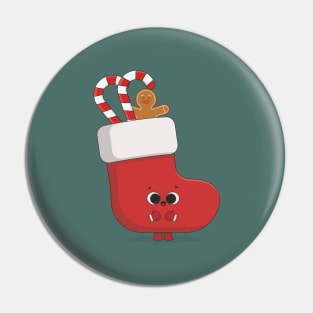 Cute Christmas sock Pin