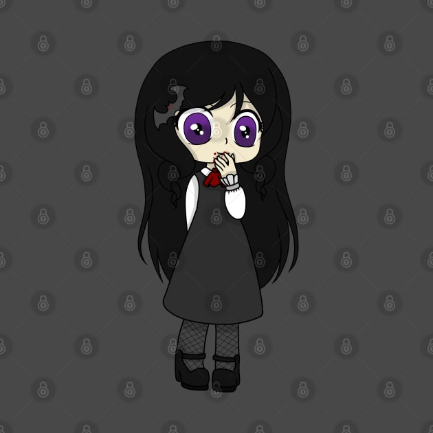 vampire chibi girl by LillyTheChibi