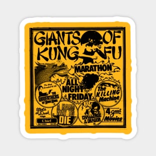 Kung Fu Marathon Magnet