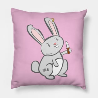 Evil Bunny Pillow