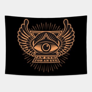 an eye for an eye Tapestry