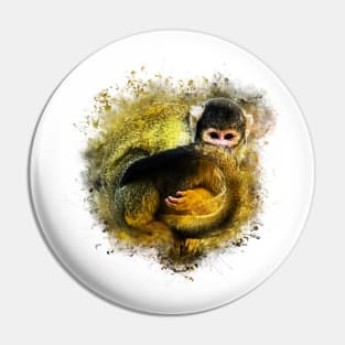 Squirrel Monkey Pin