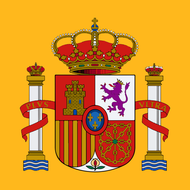 Coat of arms of the Kingdom of Spain by Royal Tee Store