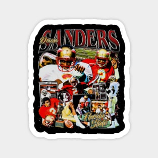 Deion Sanders College Vintage Bootleg By_Libarscal_ Magnet