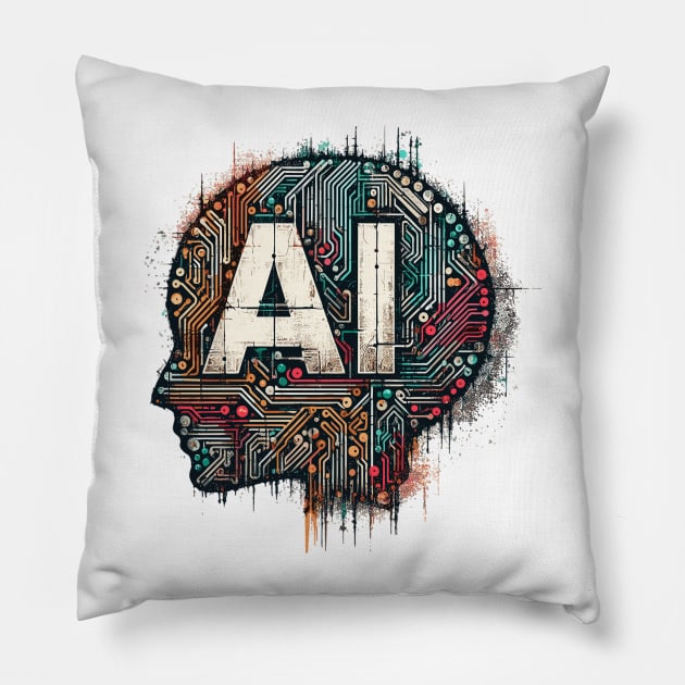 AI Pillow by Vehicles-Art