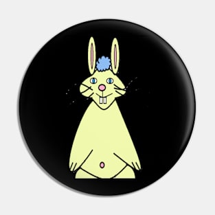 Fat bunny Pin