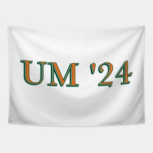 UMiami 2024 Sticker Tapestry