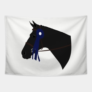 Blue Ribbon (Black Horse) Tapestry