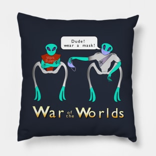 War of the Worlds Pillow