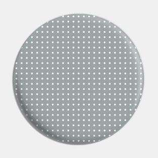 Light Slate Gray Polka Dots Pin