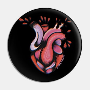 Trippy Heart Pin