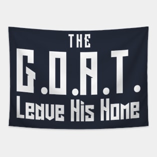 The Goat Leave His Home Tapestry