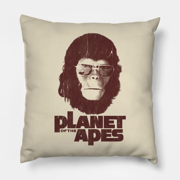 Cornelius - Planet Of The Apes Pillow by Unfluid