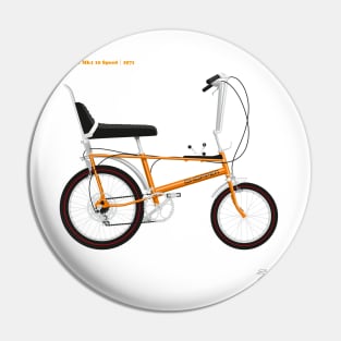 Classic Raleigh Chopper Mk1 10 Speed in Pumpkin Orange Pin