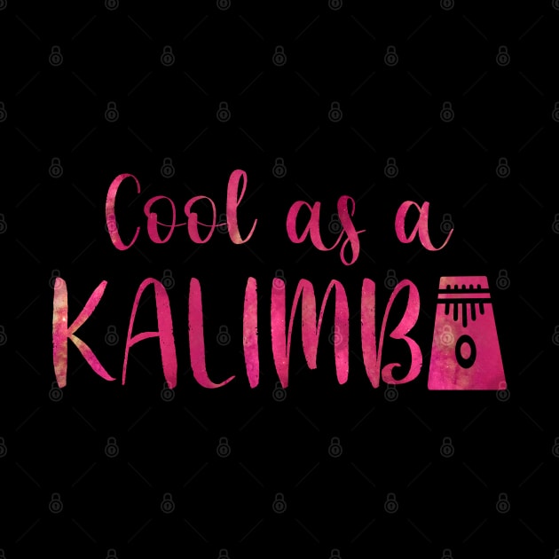 Cool as a Kalimba w graphic (pink) by Mint Forest