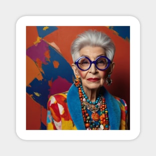 Iris Apfel Magnet